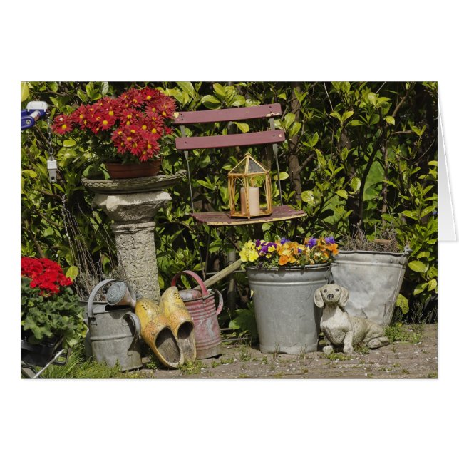 Cubos, zapatos y flores, Zaanse Schans, (Anverso (Horizontal))