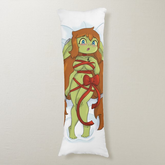 Cubra la almohada Goblin//Body//Ribbon (Frente vertical)