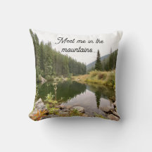Cúbreme en las Montañas Almohada Decorativa
