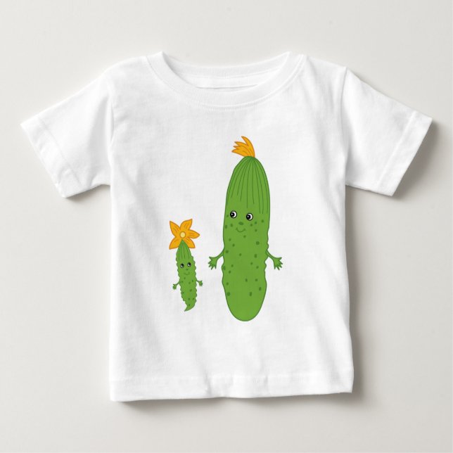 Cuchara de pepino, bebé pepino camiseta (Anverso)