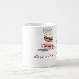 Cucharada de la taza de Macarons