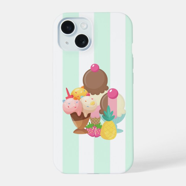 Cucharadas de helado con sprinkles (Reverso )