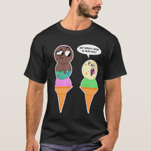Cucharadas del helado de Mukpuddy - camiseta negra