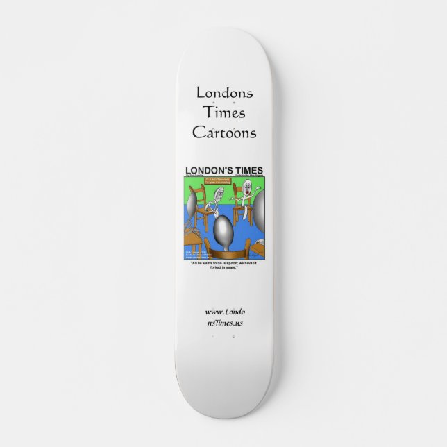 Cucharas Que Nunca Ramifican Patinetas Divertidas (Anverso )