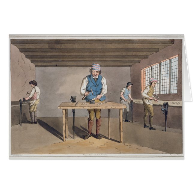 Cuchillero de Sheffield, del "traje de Yorkshire" (Anverso (Horizontal))