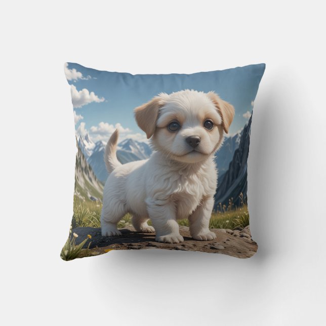 Cuchillo de almohada de cachorro suave (Reverso)