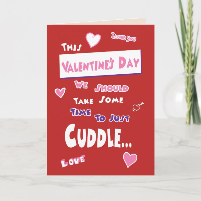 Cuchillo de tarjetas de el día de San Valentín (Anverso)