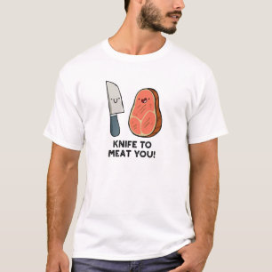 Cuchillo Para Carne Robo Camiseta De Pun