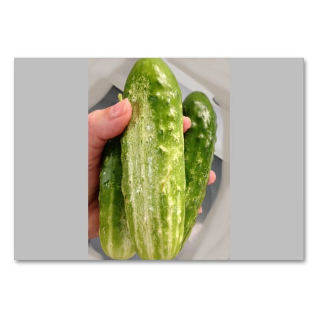 Cucumber, tarjetas de lectura de alimentos para ad (Anverso)