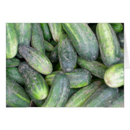 Cucumbers Blank Card