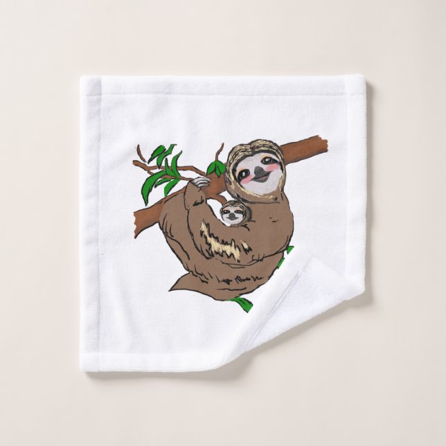 Cuddling Sloth (Toallita)