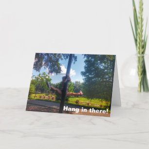 Cuelga ahí tarjetas personalizadas