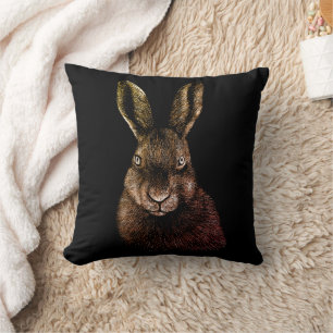 Cuello, conejo, almohada de tiro