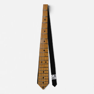 Cuello de la guitarra del arce de la corbata