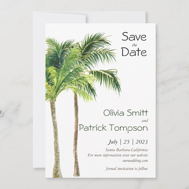 Cuenca de la palma de la jungla tropical (Anverso)