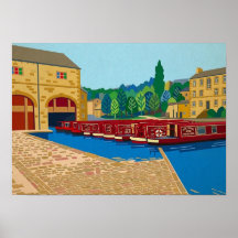 Cuenca del Canal de Sowerby Bridge Arte al Estilo