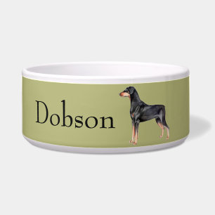 Cuenco adaptable del perro del Pinscher del