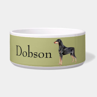 Cuenco adaptable del perro del Pinscher del