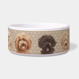 cuenco Brown de Labradoodle de los