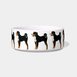Cuenco con el sennenhund de Appenzeller