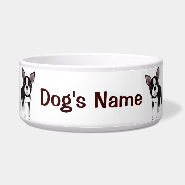 Cuenco de Boston Terrier (Frente)