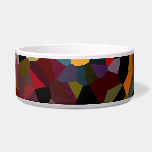 Cuenco de cerámica del mascota de Mauricio de C.L. (Frente)