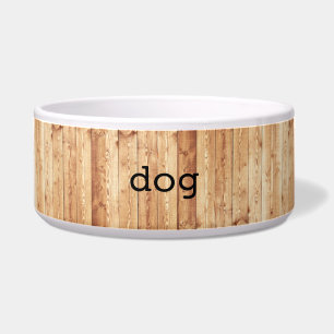 Cuenco de cerámica grande del perro del "perro" -