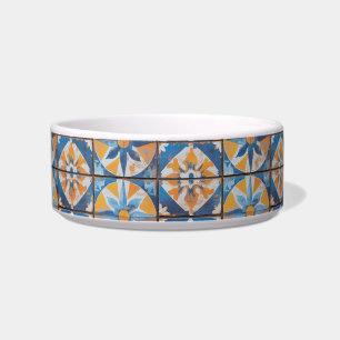 Cuenco de cerámica mediterráneo rústico