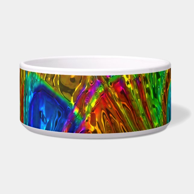 Cuenco de cristal del mascota del arte 1 de las (Izquierda)