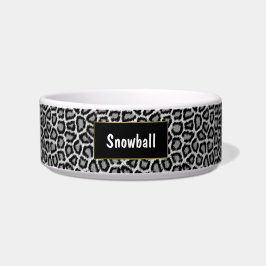 Cuenco de encargo del gato de la impresión de la