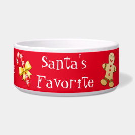 Cuenco de encargo del mascota del navidad