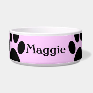 Cuenco de encargo del perro de Maggie