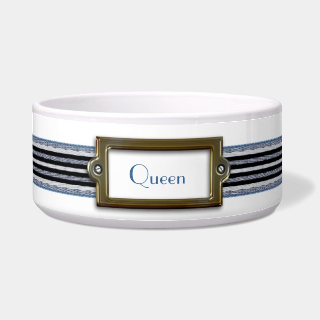 Cuenco de encargo elegante del perro (Frente)