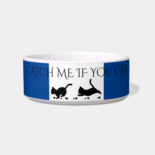 Cuenco de gatitos negros personalizado con presupu (Frente)