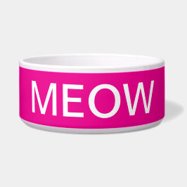 Cuenco de gato de Meow