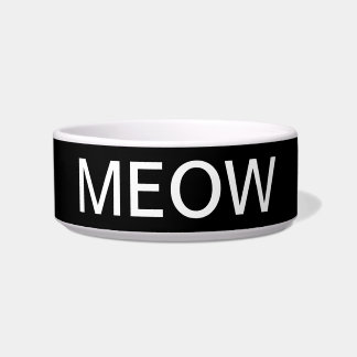 Cuenco de gato de Meow