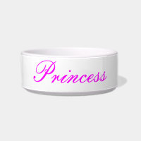 Cuenco de la "princesa" mascota