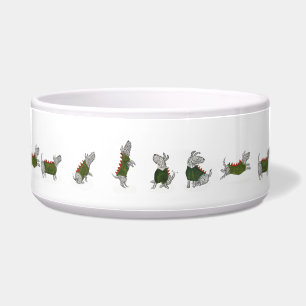 Cuenco de perro cerámico con Ty