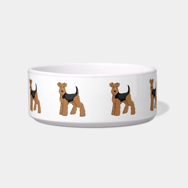 Cuenco de perros aterrador galés (Frente)
