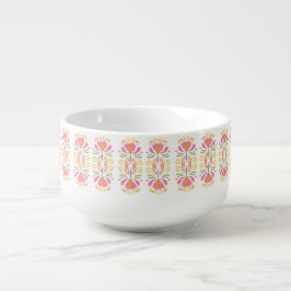 Cuenco De Sopa Boho Floral