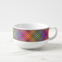 Colorful Checker Abstract Pattern