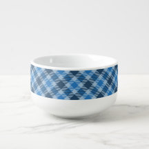 Cuadros de gingham azul básico/Azul bebé en diagon
