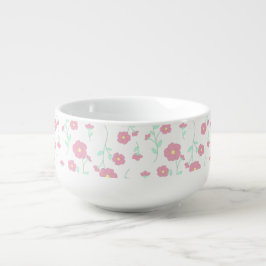 Cuenco De Sopa Flores