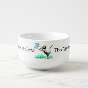 Cuenco De Sopa La reina de gatos