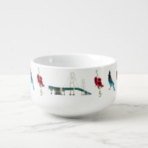 Mackinac Bridge Bird bowl