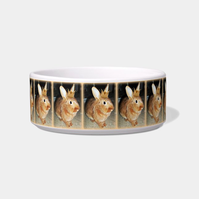 Cuenco del conejo de conejito de Cptn Carrotpants (Frente)