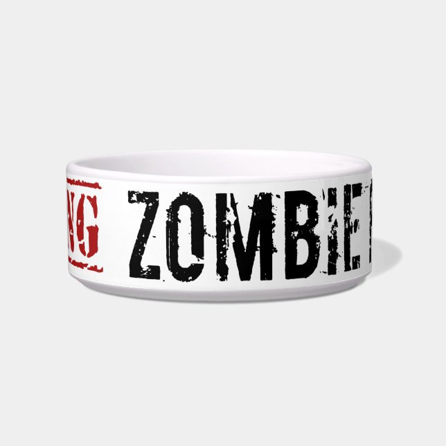 Cuenco del hurón del zombi (Frente)