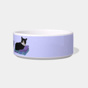 Cuenco del mascota de la siesta del gato del