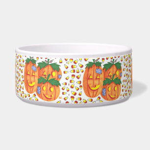 Cuenco del mascota de las calabazas de Halloween