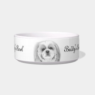 Cuenco del mascota de Shih Tzu